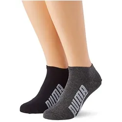 Puma, Unisex, Sportsocken, Unisex Bwt Lifestyle Sneaker Socken, Black/White, 35/38 (35 - 38), Weiss, Schwarz