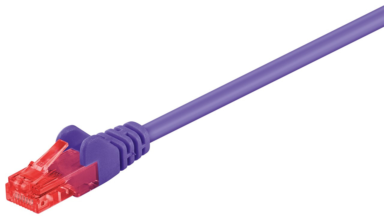 Goobay Patchkabel Cat 6 U/UTP violett 0,5 m