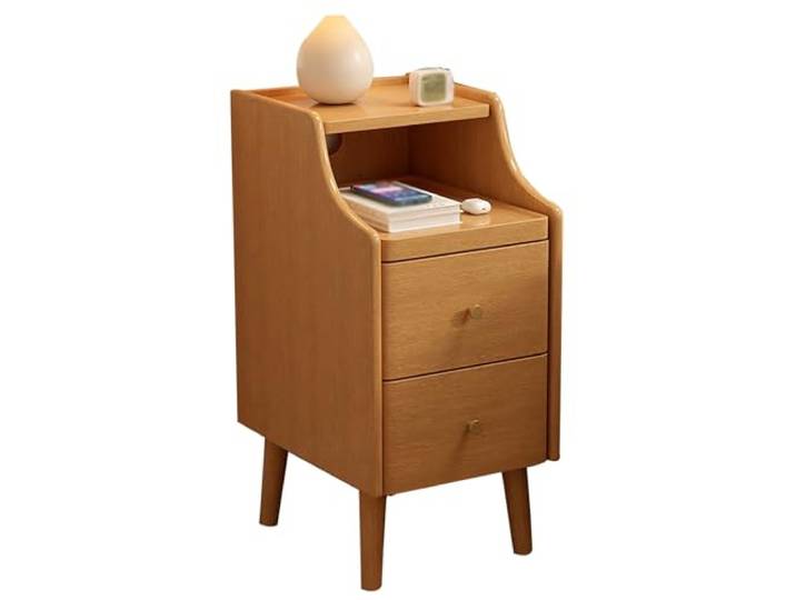 Nachttisch, Nachttisch for Schlafzimmer, Kommode, Organizer(C,30x40x60cm)