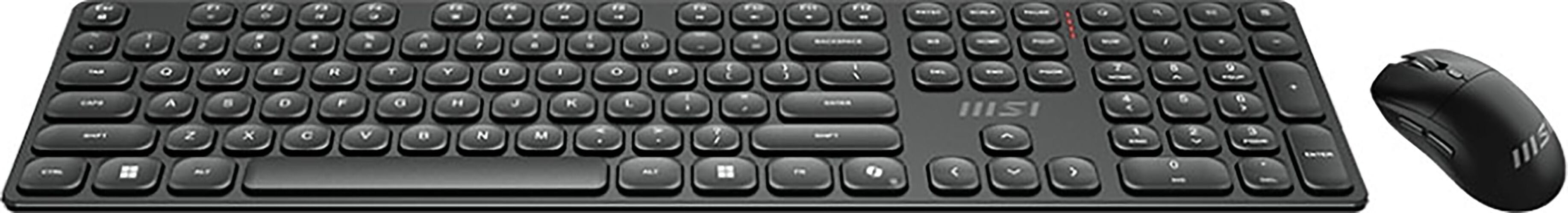 MSI Eingabegeräte-Set "FORGE K210 WIRELESS COMBO", schwarz, Eingabegeräte-Sets, Eingabegeräte-Set