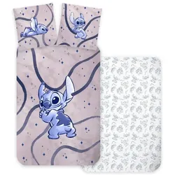 Procos, Kinderbettwäsche, Disney Lilo und Stitch, der Sternenhund-Bettbezug (200 x 140 cm, 90 x 70 cm)