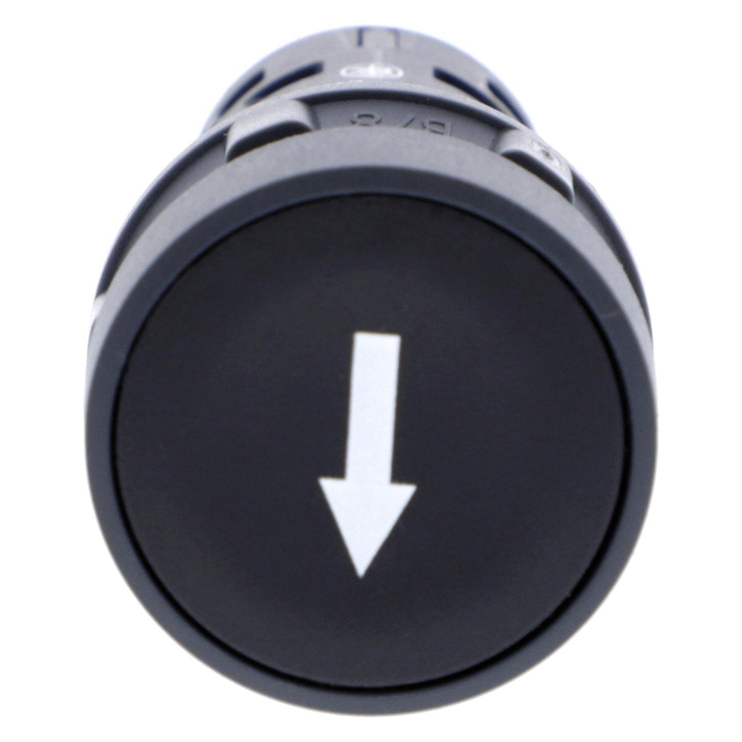 Schneider Electric Sofort-Return-Taste schwarz Pfeil nach unten weiss 1Z (XB7NA21343) (XB7NA21343)