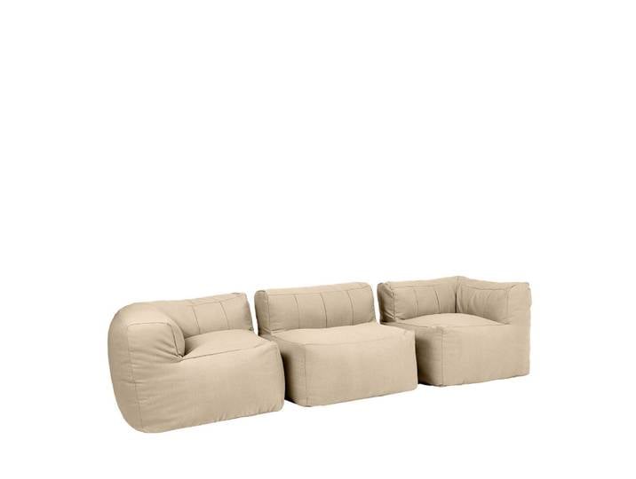 SITZSACK-SOFA Outdoor 3-tlg.: 2 Ecksessel, Sessel