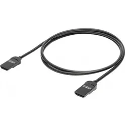 Sommer Cable HDMI Anschlusskabel HDMI-A Stecker, HDMI-A Stecker 2.00m HI-HDSL-0200 Ultra HD (4k) HD (2 m), Videokabel, Schwarz