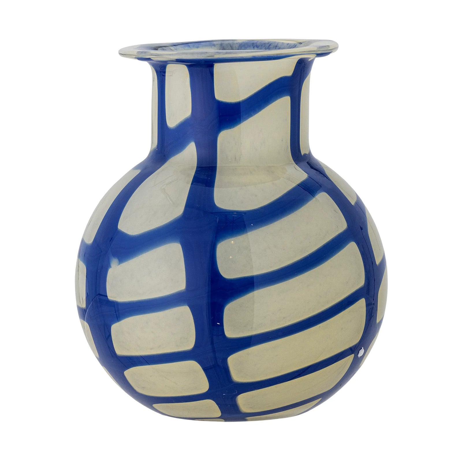 Bloomingville Kiran vaas Blauw 19 cm
