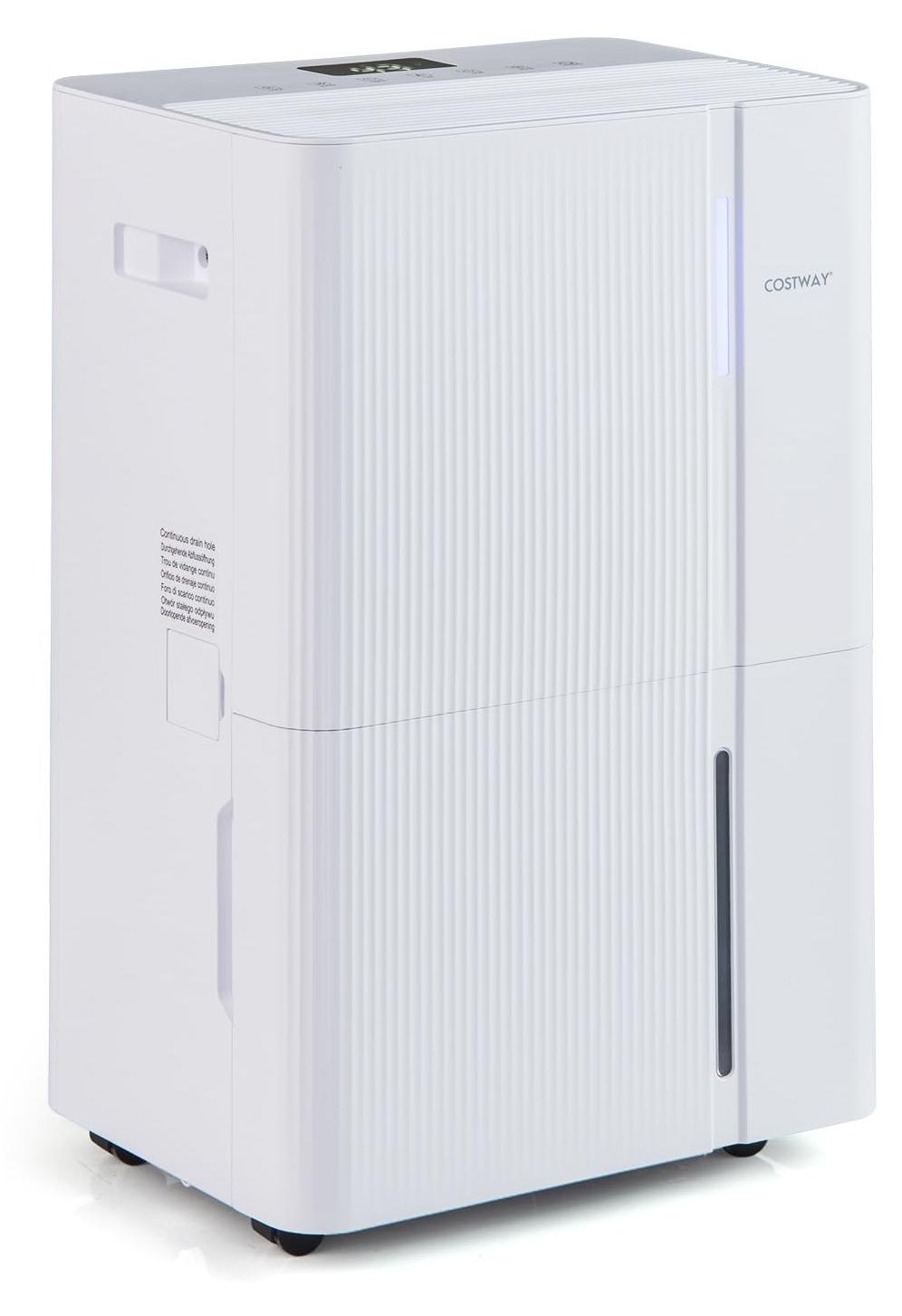 Luftentfeuchter 40 l/Tag, leise, 3 Modi, Timer, LED, mit Rollen