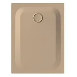 Bette BetteUltra Duschwanne 1650-425PLUS 100x75x2,5cm, Glasur, greige
