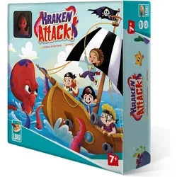 Loki Kids 516870 - Kraken Attack!, Brettspiel, für 1-4 Spieler, ab 7 Jahren (Englisch, 1 - 4 Spieler)