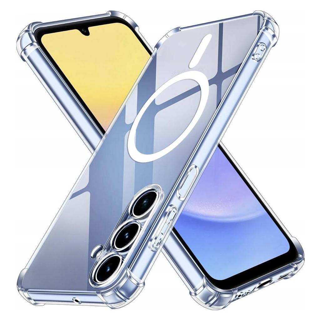 Techsuit - Shockproof Clear Silicone MagSafe - Samsung Galaxy A15 4G / A15 5G - Clear (Samsung Galaxy A15 5G) (57583748)
