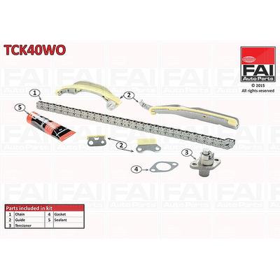 Fai Autoparts Steuerkettensatz [Hersteller-Nr. TCK40WO] für Mitsubishi