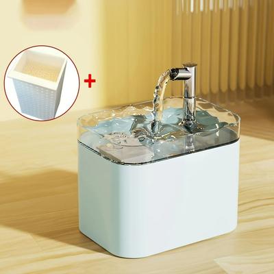 Uplift Essentials Automatic Circulating Flow Pet Water Fountain sky Blue