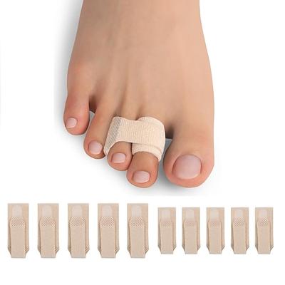 8er-Pack Hammerzehen-Korrektor, Zehenschiene für gebrochene Zehen, orthopädische Zehentrenner, gepolsterte Bandagen, Heilwickel, Zehenglätter für krumme Zehen