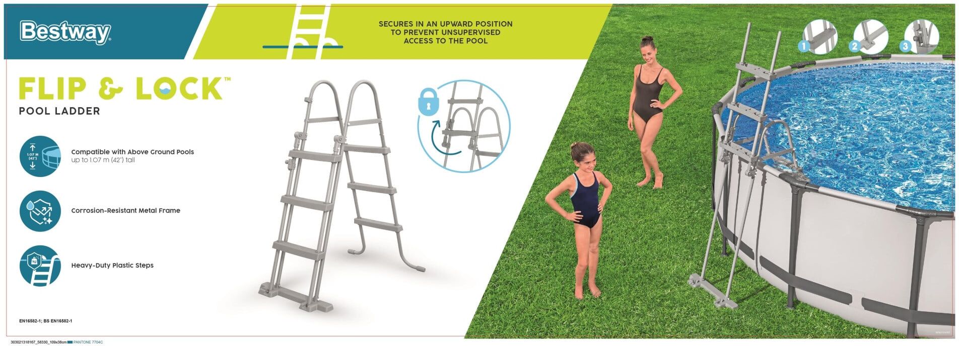 Bestway Poolleiter Flowclear 107 cm