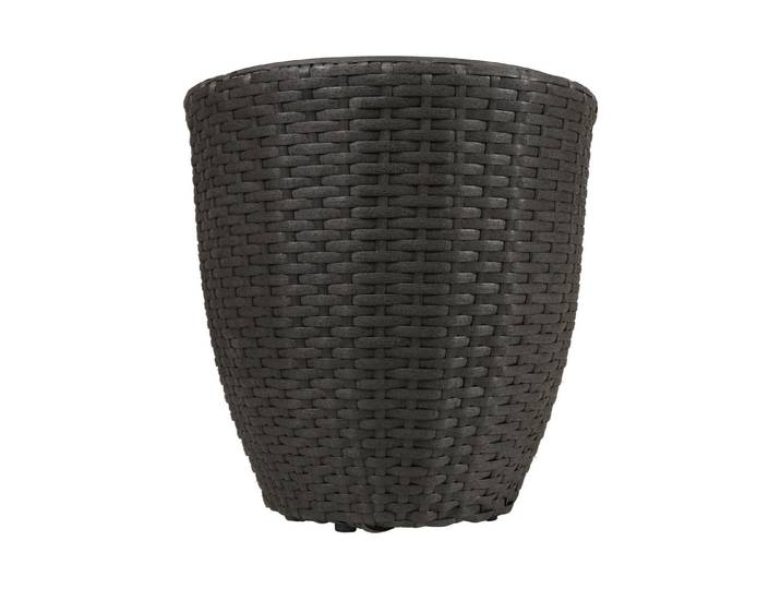 Jardin Royal Blumentopf Fuerteventura Schwarz ⌀ 34 × 35 cm 10.5 l
