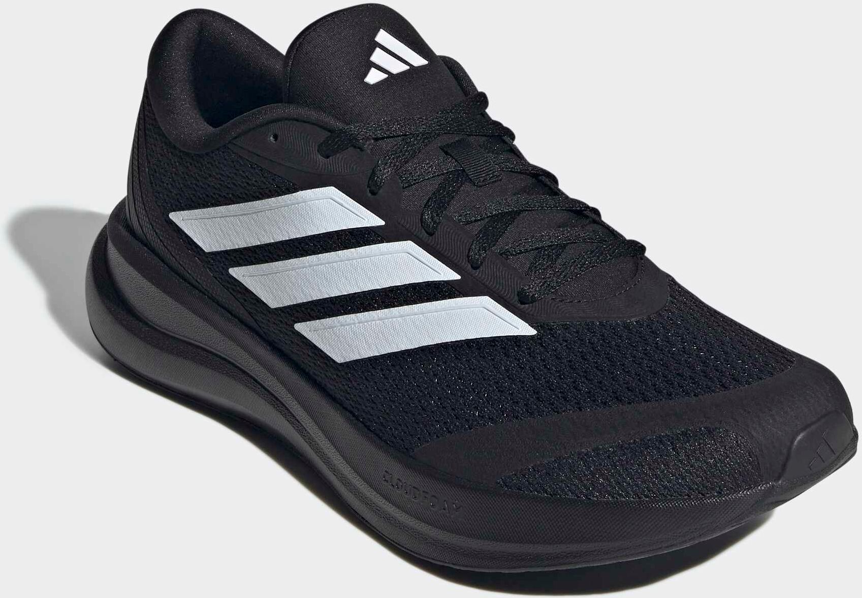 Laufschuh ADIDAS PERFORMANCE "RUNFALCON 6 CLOUDFOAM", Herren, Gr. 45, core schwarz, ftwr weiß, carbon, Synthetik, Textil, Schuhe Laufschuh
