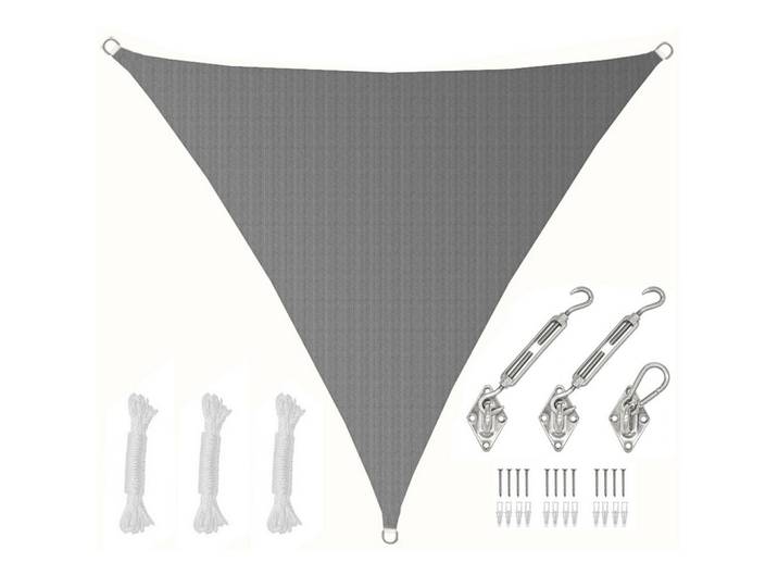 SONNENSEGEL Luftdurchlässig 200 cm Grau