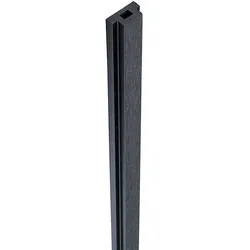 KAHRS Solid WPC-Pfostenabdeckleiste, Anthrazitgrau, 2,9x1,5 cm