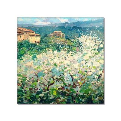 Ölgemälde handgefertigt handgemalt Wandkunst Eindruck Landschaft Leinwand Malerei Wohndekoration Dekor kein Rahmen Malerei nur