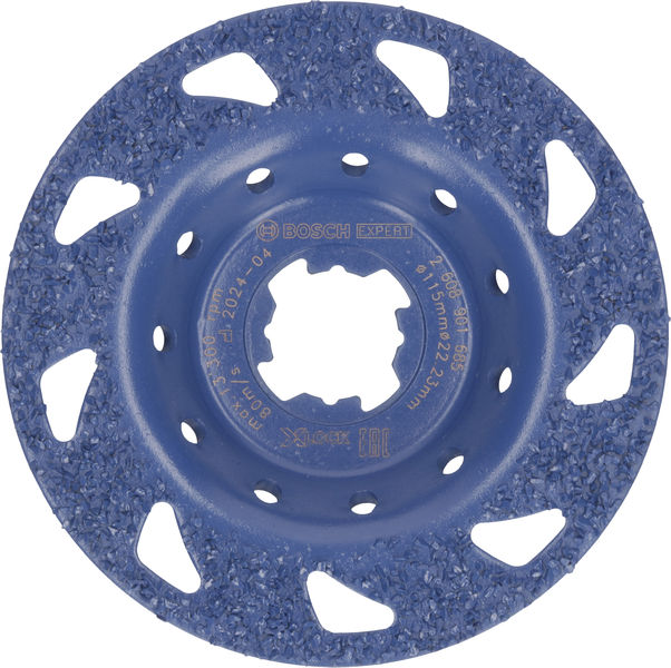 Bosch EXPERT Multi Material Carbide-Topfscheibe med., flach, X-LOCK, 115 mm, 22,23 mm 2608901685