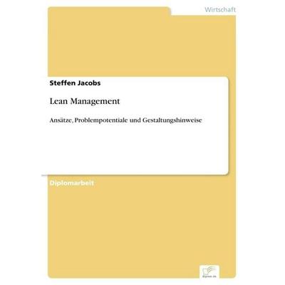 Lean Management, Taschenbuch von Steffen Jacobs, GRIN, 978-3-8386-1646-9