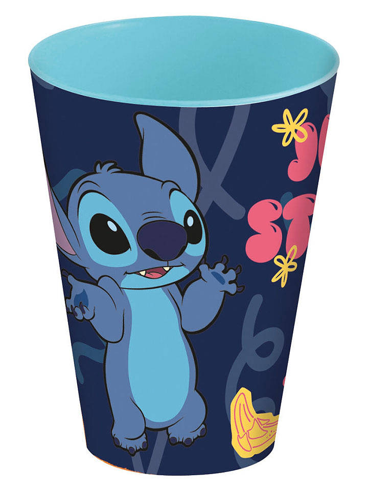 Becher "Stitch" in Dunkelblau - 430 ml - onesize