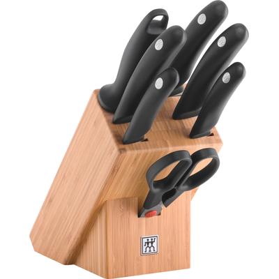 Messerblock ZWILLING "STYLE", beige (natur), Messerblöcke, Messerblock, eisgehärtete Klingen