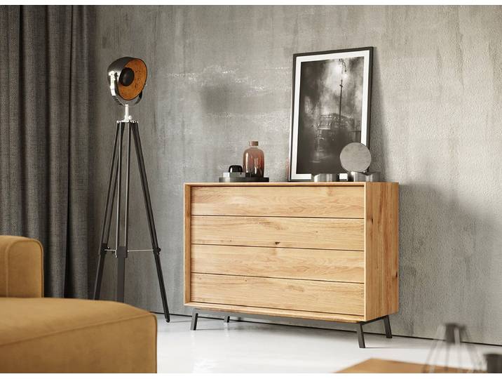 Katmandu Sideboard Modern Loft aus massiver Eiche