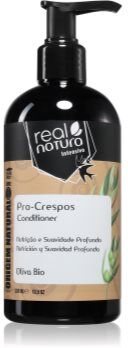 Real Natura Pro - Crespos condicionador nutritivo para cabelos cacheados 300 ml. Pro - Crespos