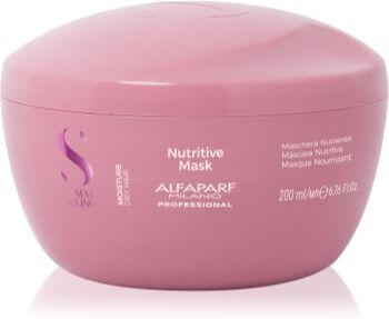 Alfaparf Milano Semi di Lino Moisture máscara hidratante para cabelo seco 200 ml. Semi di Lino Moisture