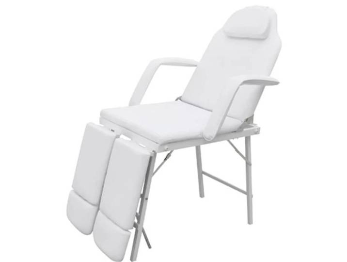 GAR'S Fauteuil de podologie blanc crème inclinable et pliant(2593)