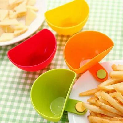 Smart Shopping Spot Household Kitchen Gadgets, Condiment Bowl Dip Clip, Multi purpose Sauce Dish, Vinegar Seasoning Container Household Kitchen Gadgets, Condiment Bowl Dip Clip, Multi purpose Sauce Dish, Vinegar Seasoning Container