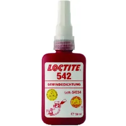 542 Gewindedichtung mittelfest braun niedrigviskos, 50ml Flasche