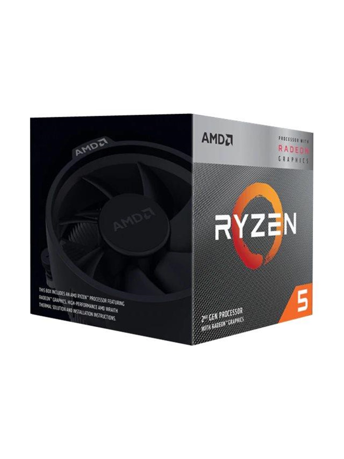AMD Ryzen 5 3400G / 3.7 GHz processor - Box CPU - 4 Kerne - 3.7 GHz - AMD AM4 - AMD Boxed (mit Kühler)