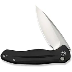 Civivi, Mehrzweckmesser, Nóż Button Lock Kitefin Black Alu 14C28N