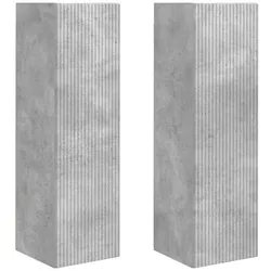 vidaXL TV-Wandschrank 2 pcs Beton 30 x 31 x 100 cm Holzwerkstoff