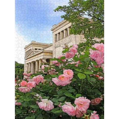 CALVENDO Puzzle Propyläen am Münchner Königsplatz | 1000 Teile Lege-Größe 64x48cm Foto-Puzzle für glückliche Stunden
