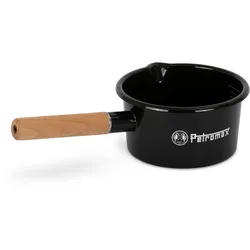 Petromax Emaille Stieltopf Schwarz 1 Liter