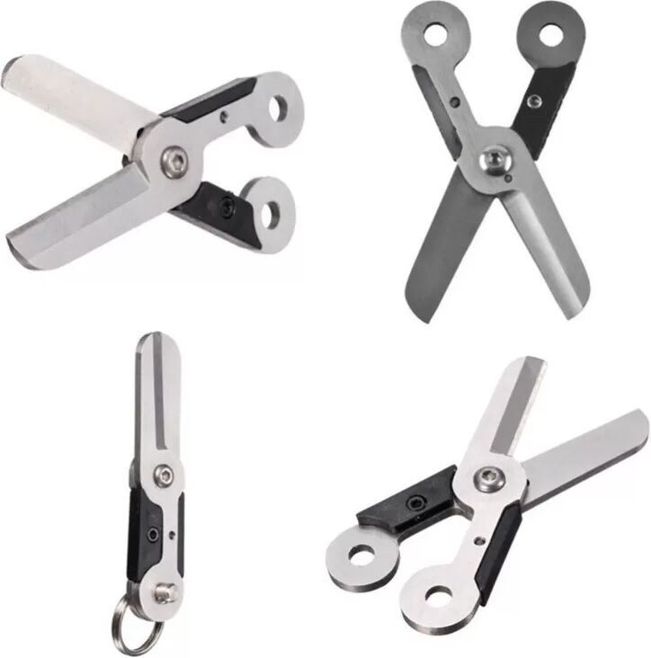 INF Mini-Edelstahlschere mit Schlüsselring