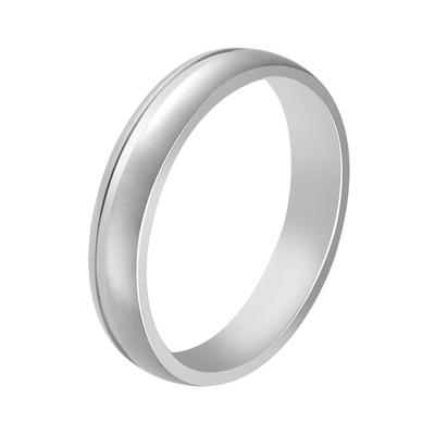 Partnerring AKZENT "Jamiro, langlebig" Gr. 64, silber (silberfarbig), Fingerringe, Herren, 64, Edelstahl