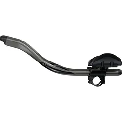 Vuka Triathlon Clip mit Lenker-Extensions Carbon 31.8mm Klemmung high Mount, mit Vuka Alumina Evo 70 22,2mm Extensions