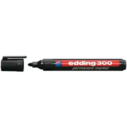 edding 300 Permanentmarker 1,5 - 3,0 mm - schwarz - 10 Stück