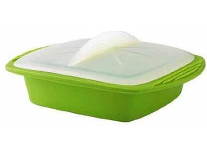 Mastrad Minute Stoombox - Groot - Siliconen - Groen