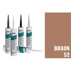 Sopro Bauchemie KeramikSilikon - KSI Silikon für Keramik #showDocument(2374)# Braun 52 Höhe: Silikon mm