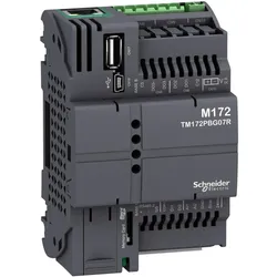 Schneider Electric TM172PBG07R SPS-Steuerung, Modicon M172 Performance, 7 E/A, Ethernet, Modbus, BACnet, Webvisu, 24 VAC/DC