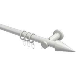GARDINENSTANGE Platon Savio 120 cm, 1-läufig, 20 mm Ø Weiß