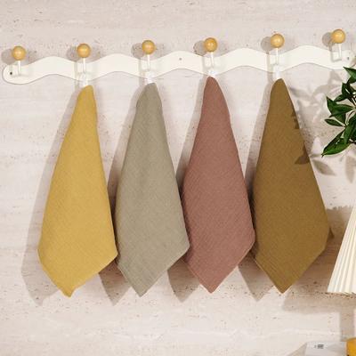 Uplift Picks Happyflute Cotton Muslin Baby Washcloth Set Soft Newborn Face Towels Pack Of 4 a