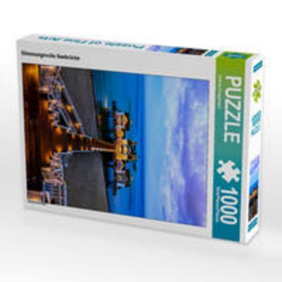 CALVENDO Puzzle Stimmungsvolle Seebrücke | 1000 Teile Lege-Größe 64x48cm Foto-Puzzle für glückliche Stunden