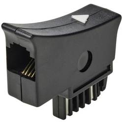 Renkforce Telefon (analog) Adapter [1x TST-Stecker - 1x RJ11-Stecker 6p4c] Schwarz RF-5046540