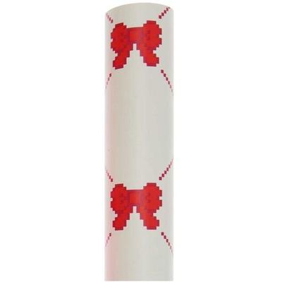 Geschenkpapier Pixel Schleifen, Creme, MIX