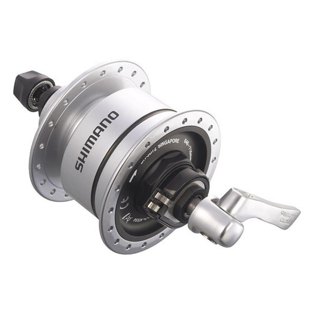 Shimano Nabendynamo NEXUS DH-C3000 100 m V-Brake 36-Loch 6V/1.5W Mutterverschlus (Felgenbremse) (EDHC30001NDNS)